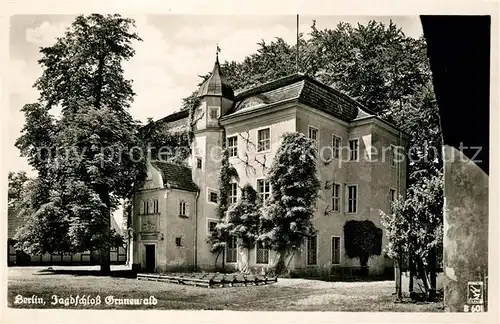 AK / Ansichtskarte Berlin Jagdschloss Grunewald Berlin