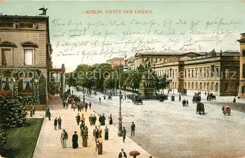 AK / Ansichtskarte Berlin Unter den Linden Berlin