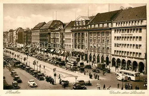 AK / Ansichtskarte Berlin Unter den Linden Berlin