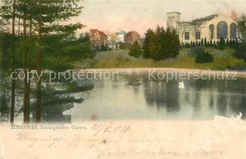 AK / Ansichtskarte Elberfeld_Wuppertal Zoologischer Garten Elberfeld Wuppertal