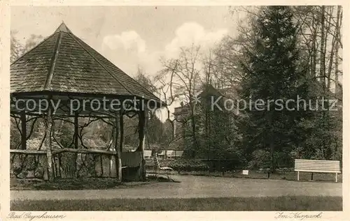AK / Ansichtskarte Bad_Oeynhausen Im Kurpark Bad_Oeynhausen