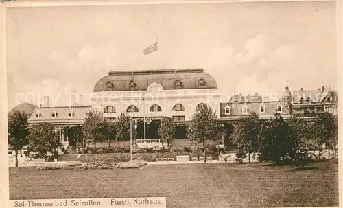 AK / Ansichtskarte Bad_Salzuflen Fuerstl Kurhaus Bad_Salzuflen
