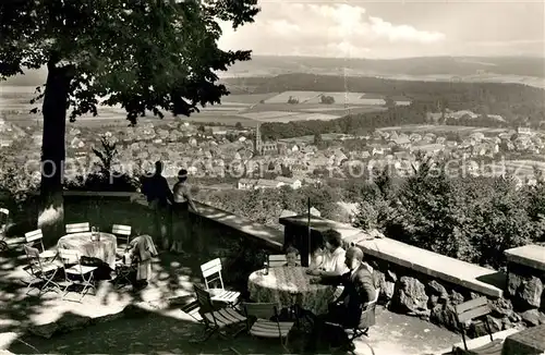AK / Ansichtskarte Bad_Driburg Blick von der Iburg Restaurant Sachsenklause Bad_Driburg