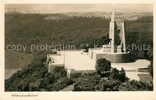 AK / Ansichtskarte Hohensyburg Denkmal Fliegeraufnahme Hohensyburg