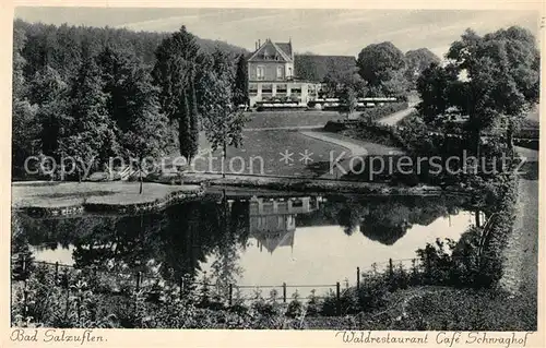 AK / Ansichtskarte Bad_Salzuflen Waldrestaurant Cafe Schwaghof Bad_Salzuflen