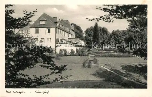 AK / Ansichtskarte Bad_Salzuflen Schwaghof Bad_Salzuflen