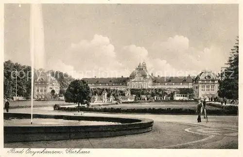 AK / Ansichtskarte Bad_Oeynhausen Kurhaus Springbrunnen Bad_Oeynhausen