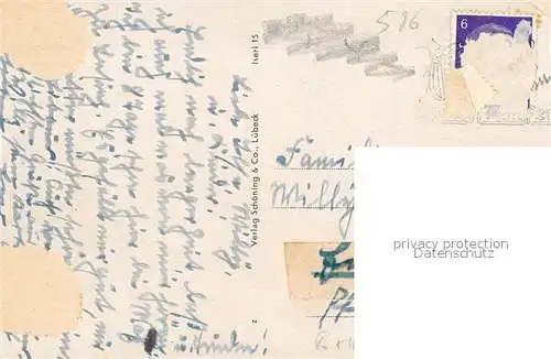 AK / Ansichtskarte Iserlohn Blick vom Fichtenweg Ruhebank Iserlohn