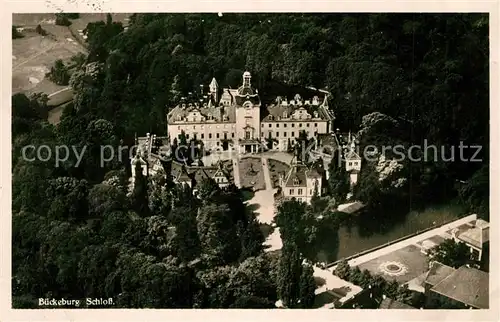 AK / Ansichtskarte Bueckeburg Schloss Fliegeraufnahme Bueckeburg