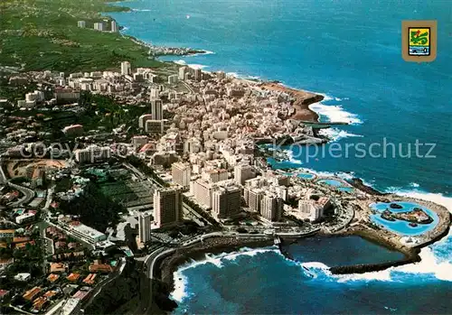 AK / Ansichtskarte Puerto_de_la_Cruz Fliegeraufnahme Puerto_de_la_Cruz
