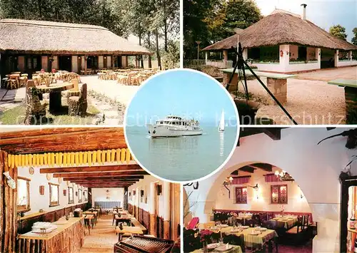 AK / Ansichtskarte Balatonrol Restaurant Ausflugsschiff Balatonrol