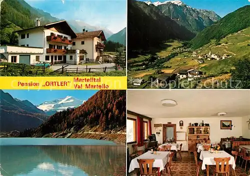 AK / Ansichtskarte Martell Pension Ortler Stilfserjoch Martell