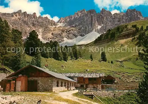 AK / Ansichtskarte Eggental_Dolomiten Majerl Alm Latemar Eggental Dolomiten