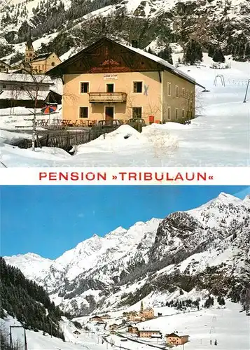 AK / Ansichtskarte Innerpflersch Pension Tribulaun Winterlandschaft 