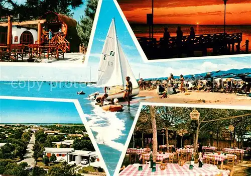 AK / Ansichtskarte Bibione_Pineda Ansichten Abendrot Bibione Pineda