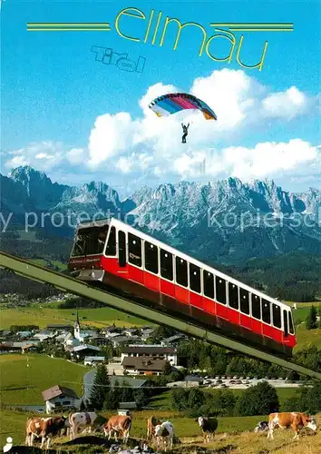 AK / Ansichtskarte Ellmau_Tirol Zahnradbahn Wilder Kaiser Ellmau Tirol