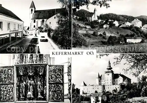 AK / Ansichtskarte Kefermarkt Kirche Schloss Panorama Kefermarkt
