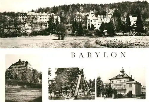 AK / Ansichtskarte Babylon_Babilon Stadtansicht Schloss Spielplatz Babylon Babilon