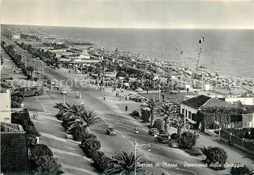 AK / Ansichtskarte Marina_di_Massa Strand Promenade Marina_di_Massa