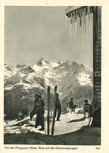 AK / Ansichtskarte Piesendorf Pinzgauer Huette Kitzbuehler Alpen Bildjahrweiser Bergfreund 1954 Piesendorf