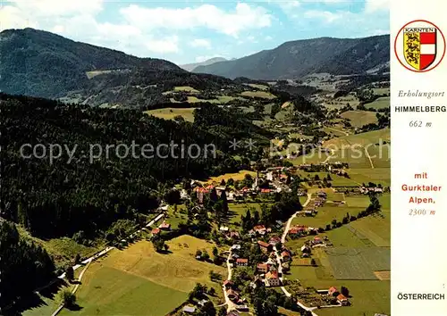 AK / Ansichtskarte Himmelberg Erholungsort mit Gurktaler Alpen Fliegeraufnahme Himmelberg