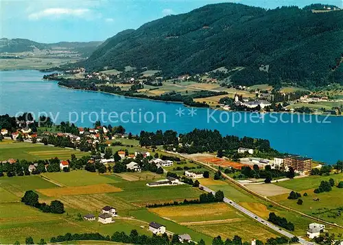 AK / Ansichtskarte Bodensdorf_Ossiacher_See Fliegeraufnahme Bodensdorf_Ossiacher_See