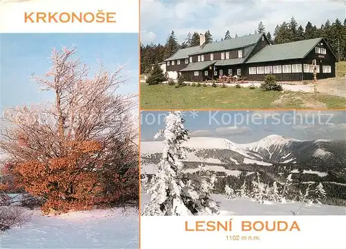 AK / Ansichtskarte Cerny_Dul_Schwarzenthal Lesni Bouda Krknose Bergbaude Riesengebirge Cerny_Dul_Schwarzenthal