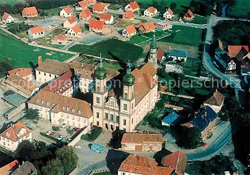 AK / Ansichtskarte Ebersmunster Eglise Abbatiale et Couvent vue aerienne Ebersmunster