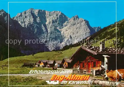 AK / Ansichtskarte Eng_Alm Almen im Karwendel Eng_Alm
