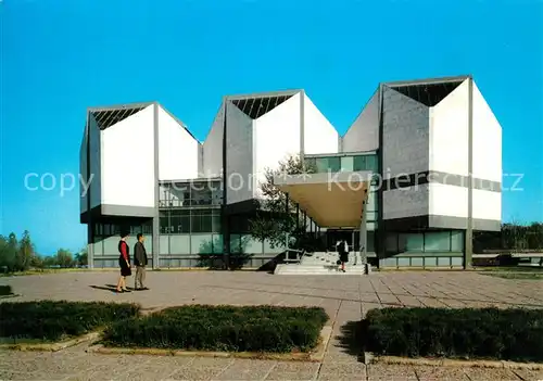 AK / Ansichtskarte Beograd_Belgrad Muzej savremene umetnosti Muzej savremene umetnosti Museum fuer zeitgenoessische Kunst Architektur Beograd Belgrad