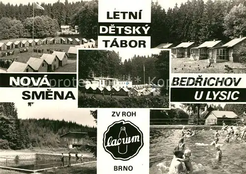 AK / Ansichtskarte Bedrichov u Lysic Letni detsky tabor Nova Smena ZV ROH Lacrum Brno Ferienheim Bungalows Bedrichov