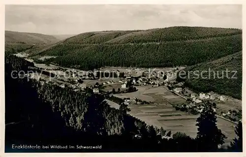 AK / Ansichtskarte Enzkloesterle Panorama Luftkurort im Schwarzwald Enzkloesterle