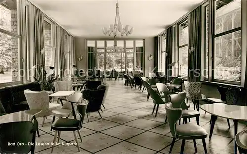 AK / Ansichtskarte Bad_Orb Lesehalle im Kurpark Bad_Orb