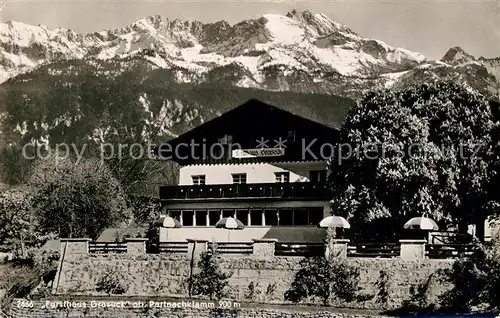 AK / Ansichtskarte Garmisch Partenkirchen Berggasthof Hotelpension Forthaus Graseck oberhalb Partnachklamm Alpen Garmisch Partenkirchen