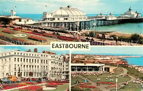 AK / Ansichtskarte Eastbourne_Sussex Pier and Promenade Eastbourne_Sussex