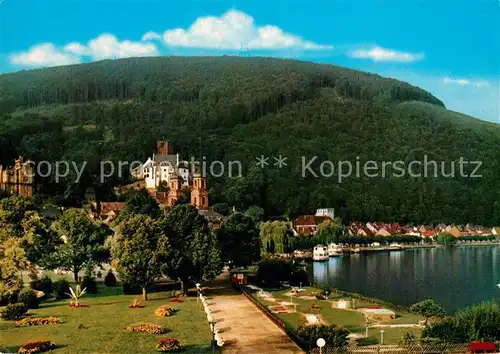 AK / Ansichtskarte Miltenberg_Main Mainpromenade mit Minigolfplatz Miltenberg Main