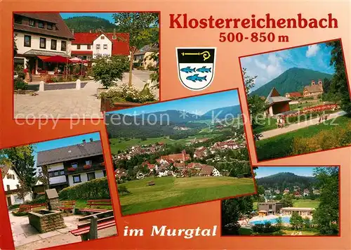AK / Ansichtskarte Klosterreichenbach Teilansichten Luftkurort im Schwarzwald Freibad Klosterreichenbach