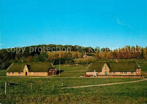 AK / Ansichtskarte Rammsee_Kiel Schleswig Holsteinisches Freilichtmuseum Haeuser aus den nordfriesischen Uthlanden Rammsee Kiel