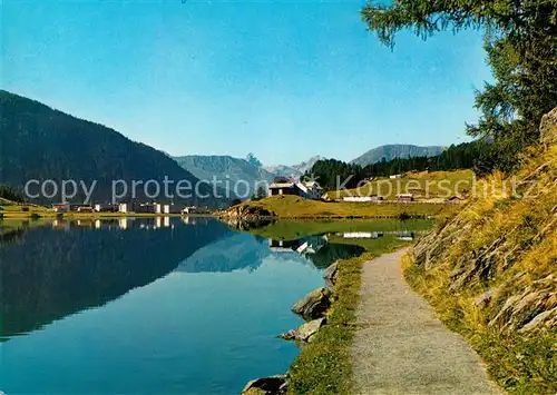 AK / Ansichtskarte Davosersee Panorama Blick gegen Tinzenhorn Davosersee