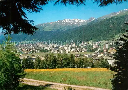 AK / Ansichtskarte Davos_Platz_GR und Davos Dorf Alpen Davos_Platz_GR