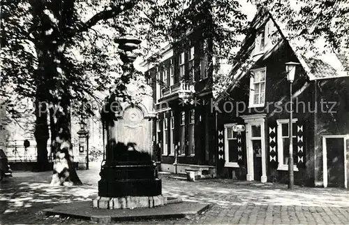 AK / Ansichtskarte Wassenaar Pomp op dorpsplein Wassenaar