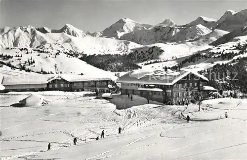 AK / Ansichtskarte Saanenmoeser_Hornberg Restaurant Hornberg Saanenmoeser Hornberg