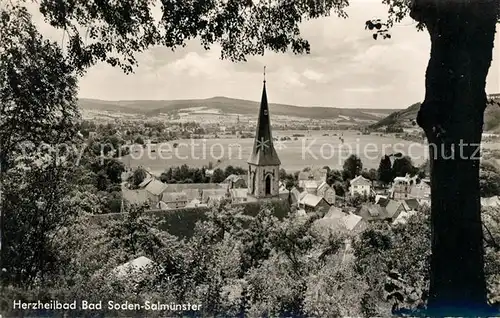 AK / Ansichtskarte Soden Salmuenster_Bad Kirche Panorama Soden Salmuenster_Bad