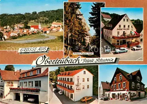 AK / Ansichtskarte Obertrubach Richard Wagner Felsen Gasthof Alte Post  Obertrubach