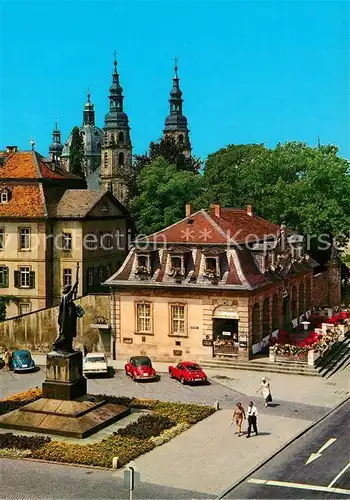 AK / Ansichtskarte Fulda Bonifatius Denkmal Hauptwache Dom Fulda