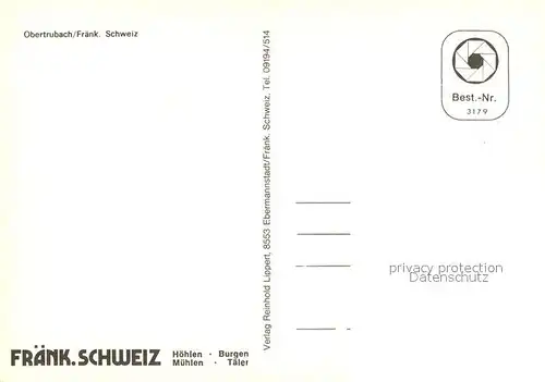 AK / Ansichtskarte Obertrubach Panorama Obertrubach