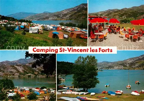 AK / Ansichtskarte Barcelonnette Camping municipal Saint Vincent les Forts Barcelonnette