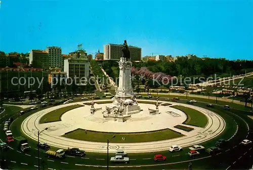 AK / Ansichtskarte Lisboa Place Marques de Pombal Lisboa