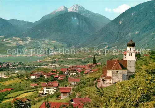 AK / Ansichtskarte Meran_Merano Rifflan Laugenspitzen Kirche Meran Merano