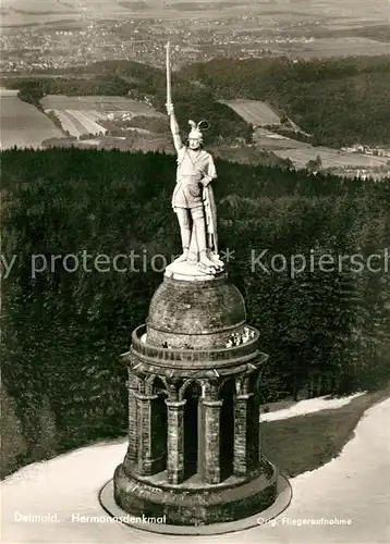 AK / Ansichtskarte Hermannsdenkmal Panorama Hermannsdenkmal
